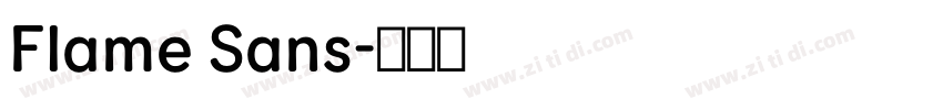 Flame Sans字体转换